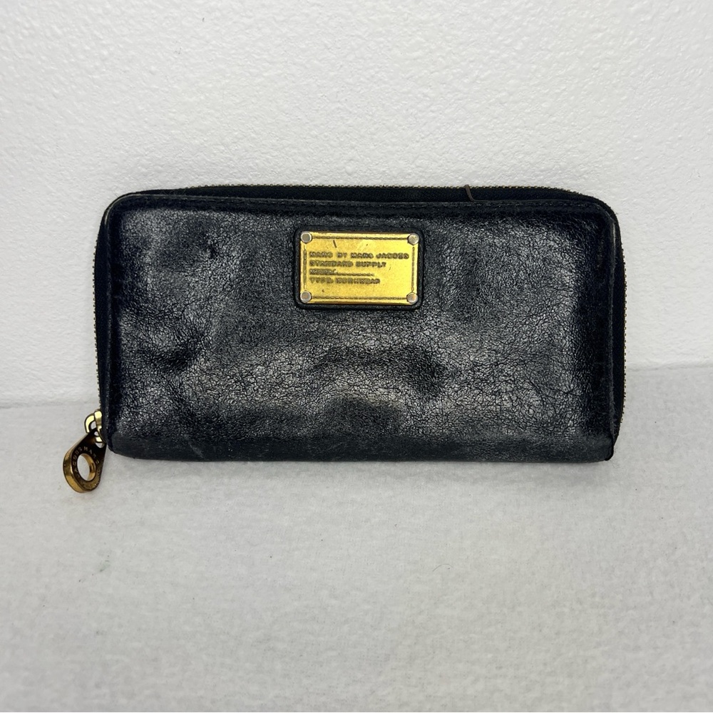 Marc by Marc Jacobs Black Leather Wallet